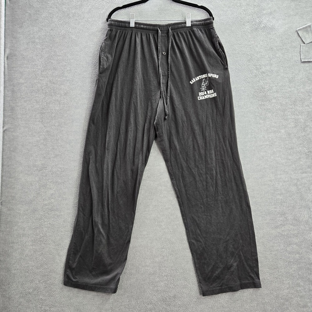 San Antonio Spurs Men Sleepwear L Gray Pants Concepts Sport By College Y2K